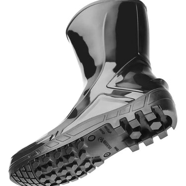Bota Galocha PVC Borracha Antiderrapante Limpeza Preto