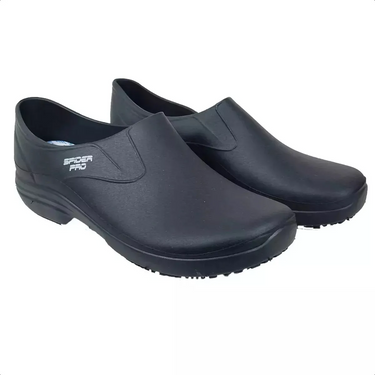 Sapato Antiderrapante Enfermagem Limpeza Cozinha Monseg Epi Spider Monseg CA 48583 - Preto